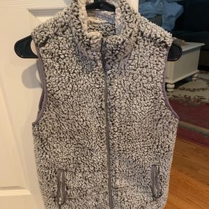 fluffy vest